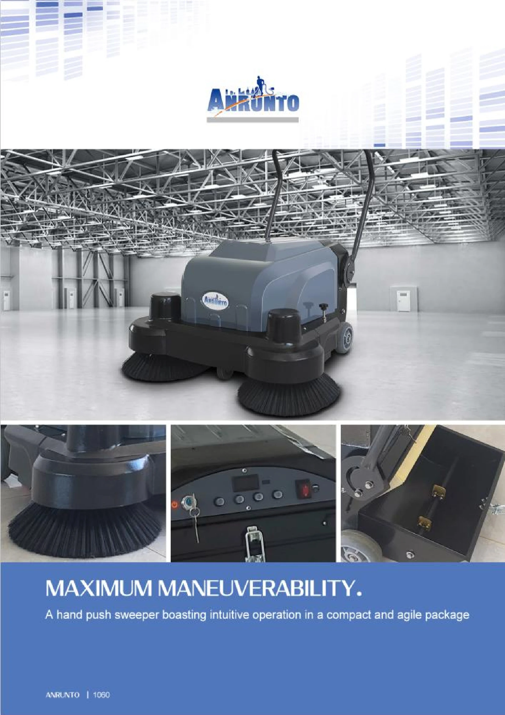 1060 Hand Push Floor Sweeper 1060 Hand Push Floor Sweeper