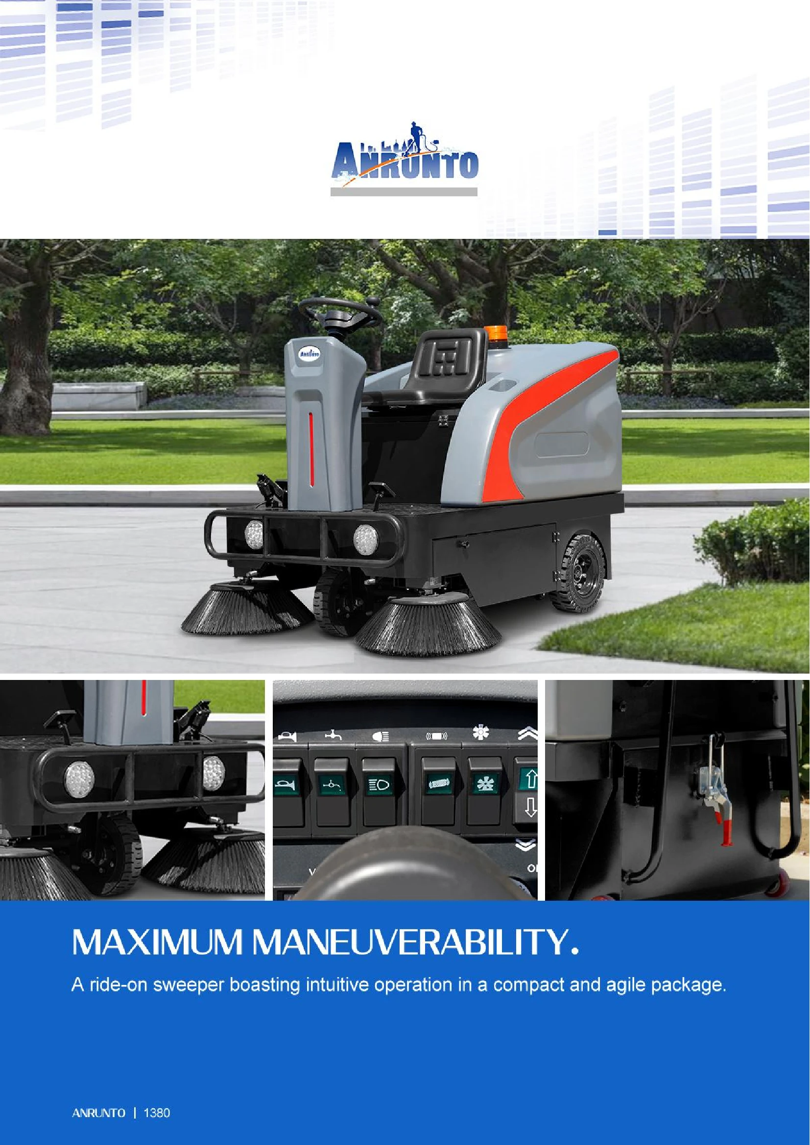1380 Ride On Floor Sweeper 1380 Ride On Floor Sweeper