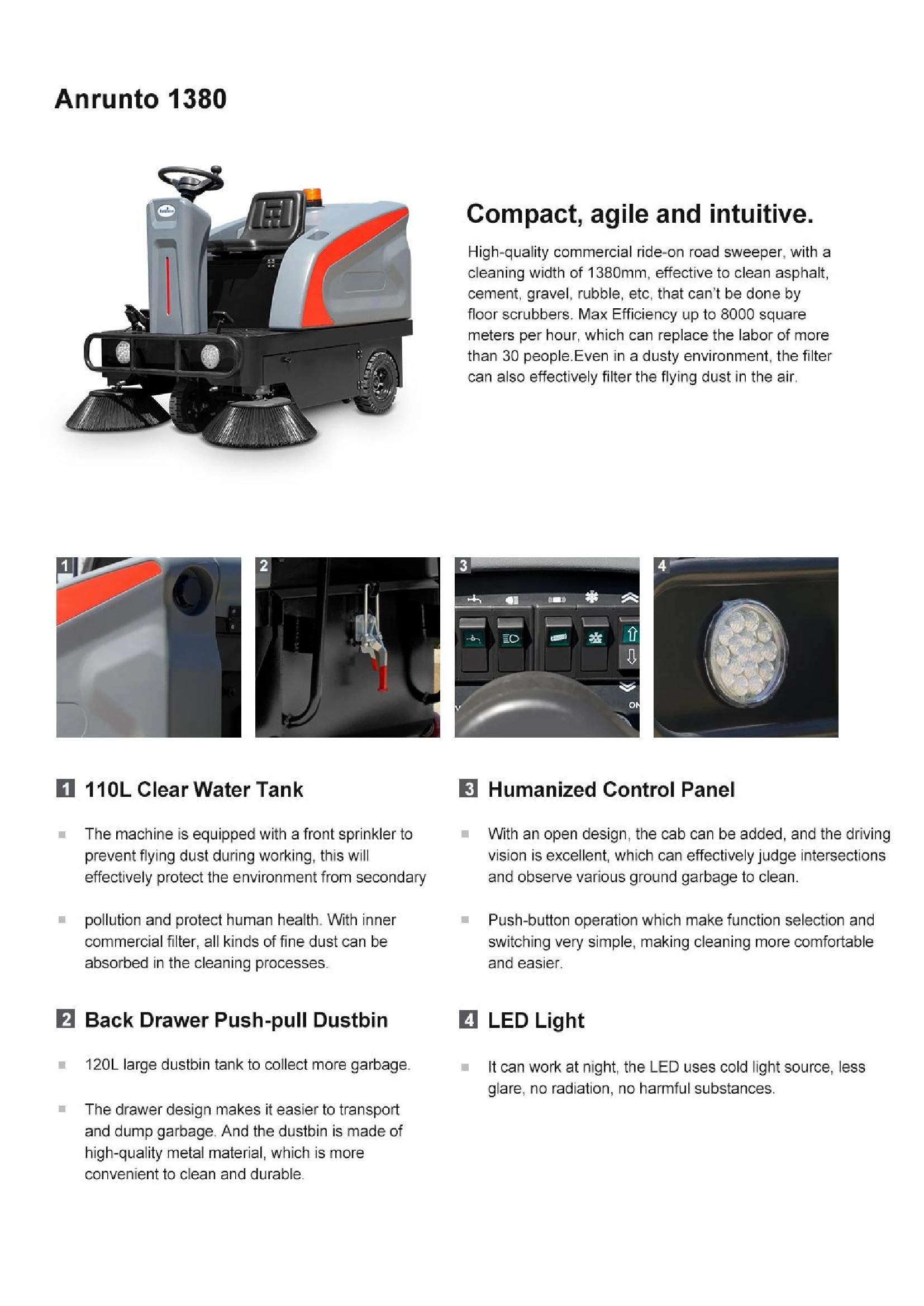 1380 Ride On Floor Sweeper 1380 Ride On Floor Sweeper