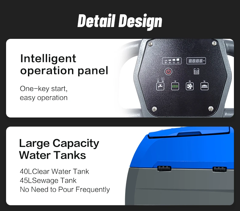 B45 Walk Behind Floor Scrubber